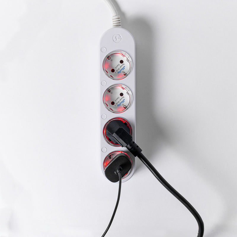 Load image into Gallery viewer, Shelly power strip gen4 stekkerdoos (wit, wifi, bluetooth, zigbee)
