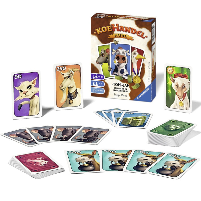 Load image into Gallery viewer, Ravensburger koehandel master kaartspel (nederlands, frans, 2 - 6 spelers, 60 minuten, vanaf 10 jaar)
