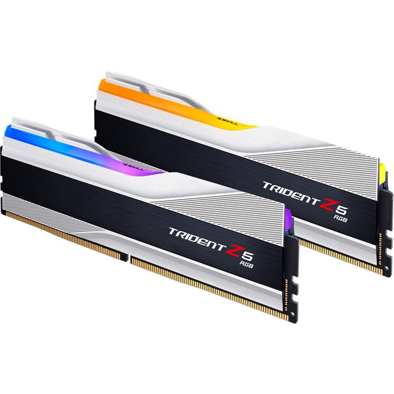 Load image into Gallery viewer, G.skill trident z5 rgb 32 gb ddr5-6400 (2x 16 gb) werkgeheugen (zilver, f5-6400j3239g16gx2-tz5rs, xmp 3.0)
