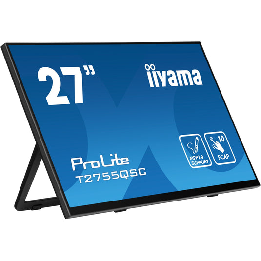 Iiyama prolite t2755qsc-b1 27 touchscreen monitor (zwart, hdmi, displayport, 2x usb-a, usb-b)