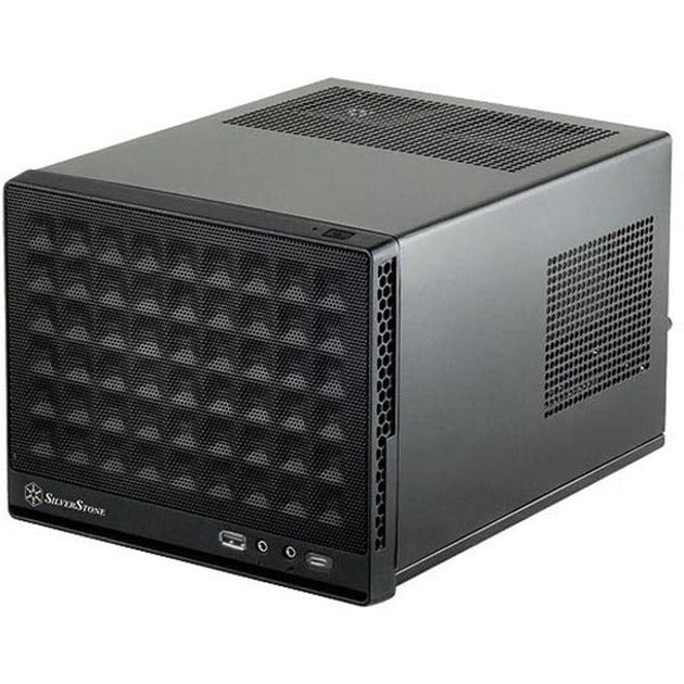 Load image into Gallery viewer, Silverstone sst-sg13b-c mini tower behuizing (zwart | 1x usb-a | 1x usb-c)
