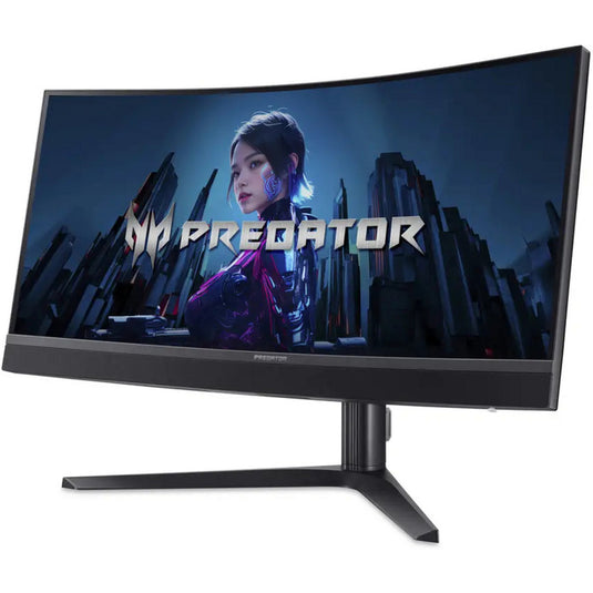 Acer predator x34 v3 34 curved ultrawide gaming monitor (zwart, 180 hz, hdmi, displayport, usb, audio, amd free-sync)