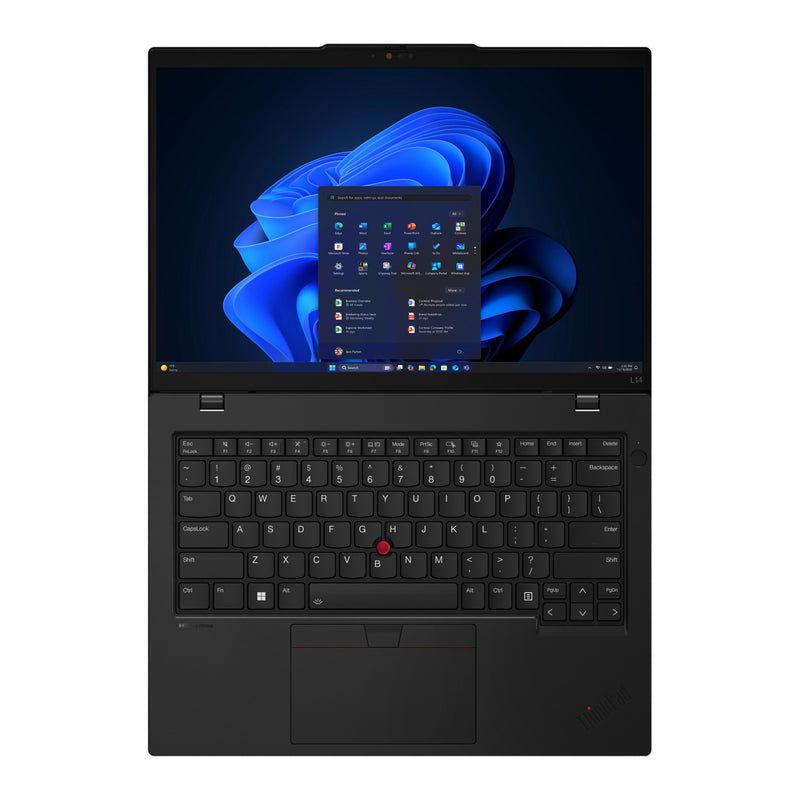 Load image into Gallery viewer, Lenovo thinkpad l14 gen 6 intel (21s6006tmh) 14 laptop (zwart | core ultra 5 225u | intel graphics | 16 gb | 512 gb ssd)
