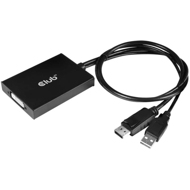 Load image into Gallery viewer, Club 3d actieve displayport naar dual link dvi-d adapter (zwart)

