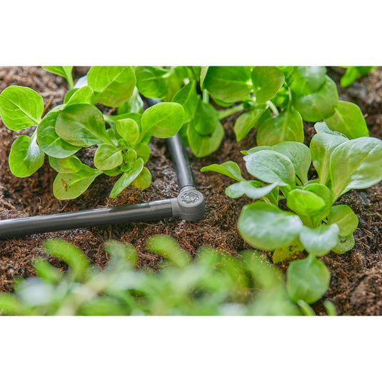 Gardena l-stuk 4,6 mm (3 16 ) verbinding (donkergrijs, 10 stuks)