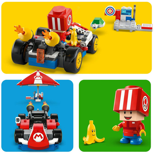 Lego super mario - mario kart - standaardkart constructiespeelgoed (72032)