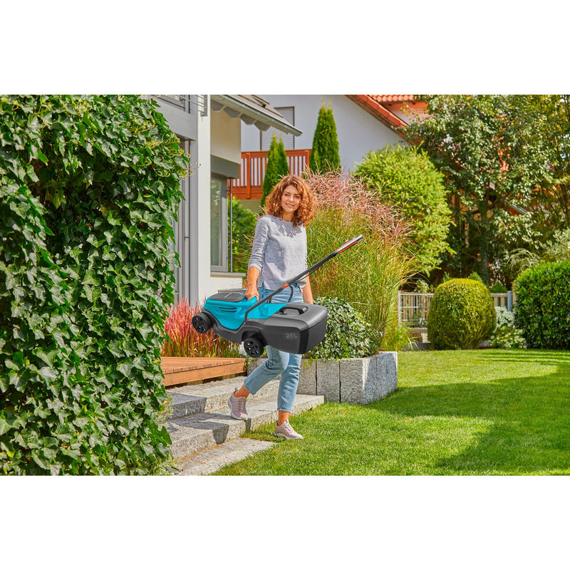 Load image into Gallery viewer, Gardena accugrasmaaier powermax 30 18v p4a set (zwart turquoise, incl. li-ion accu 4,0ah, power for all alliance)
