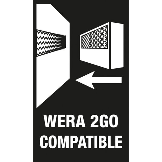 Wera 2go 5 gereedschapshouder (zwart)