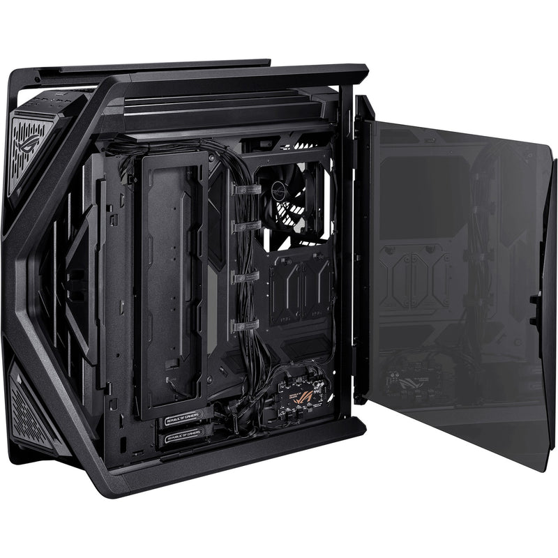 Load image into Gallery viewer, Asus rog hyperion gr701 big tower behuizing (zwart | 4x usb-a | 2x usb-c | rgb | tempered glass)
