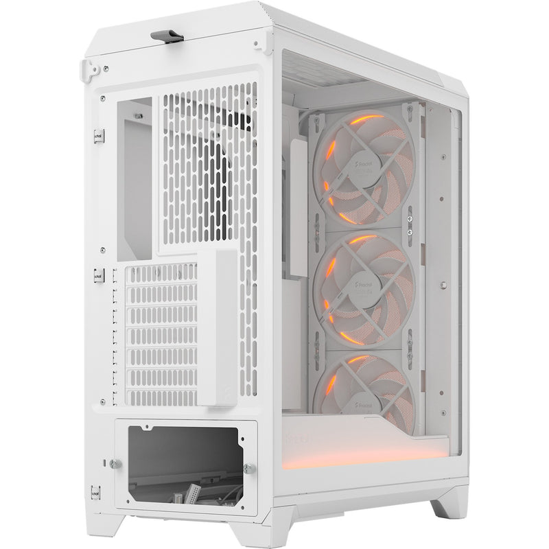 Afbeelding laden in galerijviewer, Fractal design meshify 3 ambience pro rgb midi tower behuizing (wit | 2x usb-a | 1x usb-c | rgb | tempered glass)
