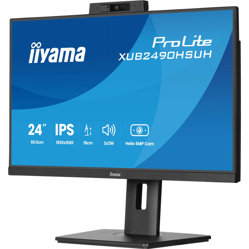 Load image into Gallery viewer, Iiyama prolite xub2490hsuh-b2 23.8 monitor (zwart, hdmi, displayport, 3x usb-a)
