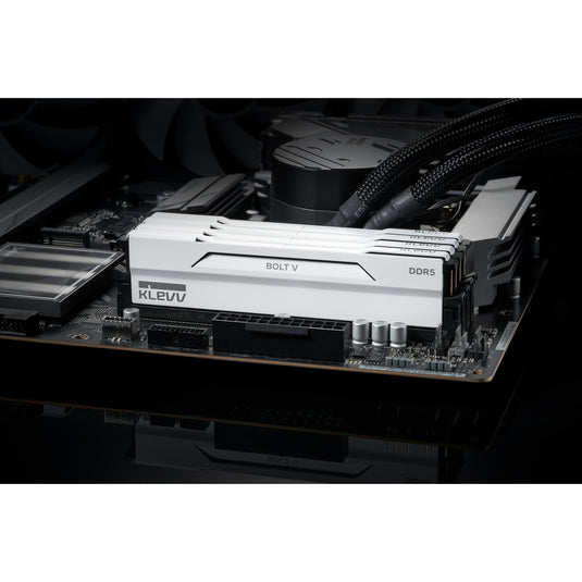 Klevv bolt v 32 gb ddr5-6000 (2x 16 gb) werkgeheugen (wit, kd5agua80-60a300i, xmp 3.0, expo)