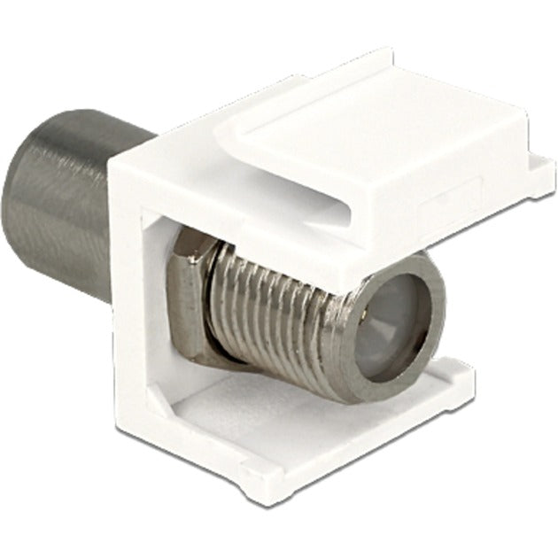 Load image into Gallery viewer, Delock keystone module iec male > f female adapter (wit)
