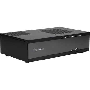 Silverstone milo ml05b htpc behuizing (zwart | 2x usb-a)