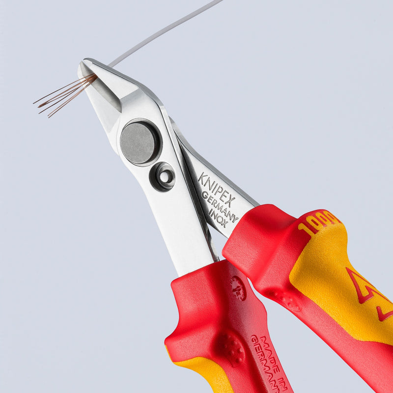 Load image into Gallery viewer, Knipex electronic super knips® vde 78 06 125 elektronica-tang (rood geel)
