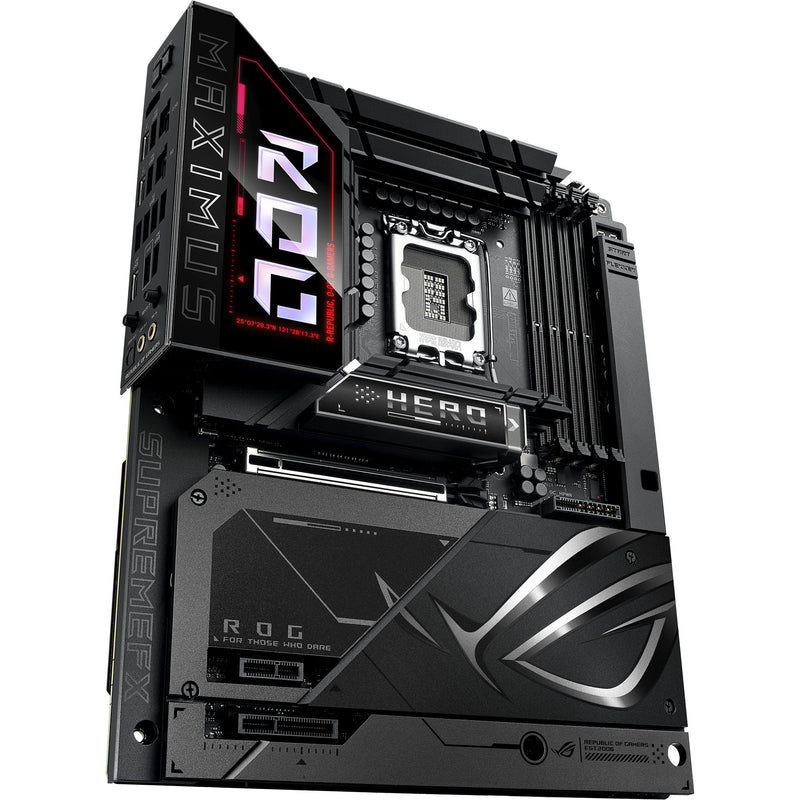 Load image into Gallery viewer, Asus rog maximus z890 hero btf socket 1851 moederbord (zwart, raid, 5 gb-lan, wi-fi 7, bt, sound, atx)
