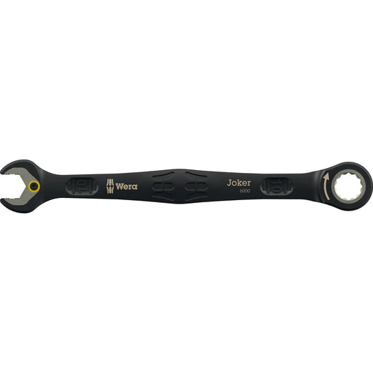 Wera 6000 joker black edition 11 set 1 steek-ringratelsleutelset, 11‑delig moersleutel (zwart)