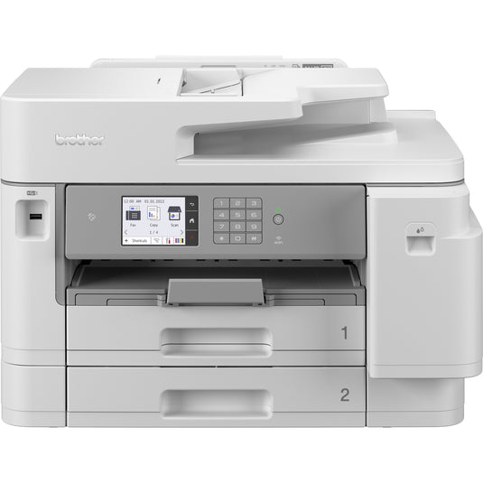 Brother mfc-j5955dw all-in-one inkjetprinter met faxfunctie (grijs, scannen, kopiëren, faxen, lan, wi-fi)