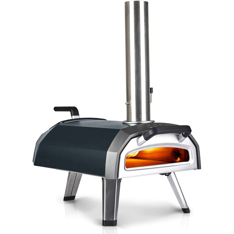 Load image into Gallery viewer, Ooni karu 2 multi-fuel pizza oven pizzaoven (zwart roestvrij staal, 12'' pizza, hout, houtskool en gas)
