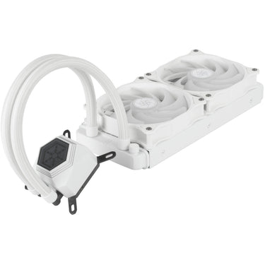 Silverstone sst-pf240w-argb-v2 waterkoeling (wit, incl. rgb controller)
