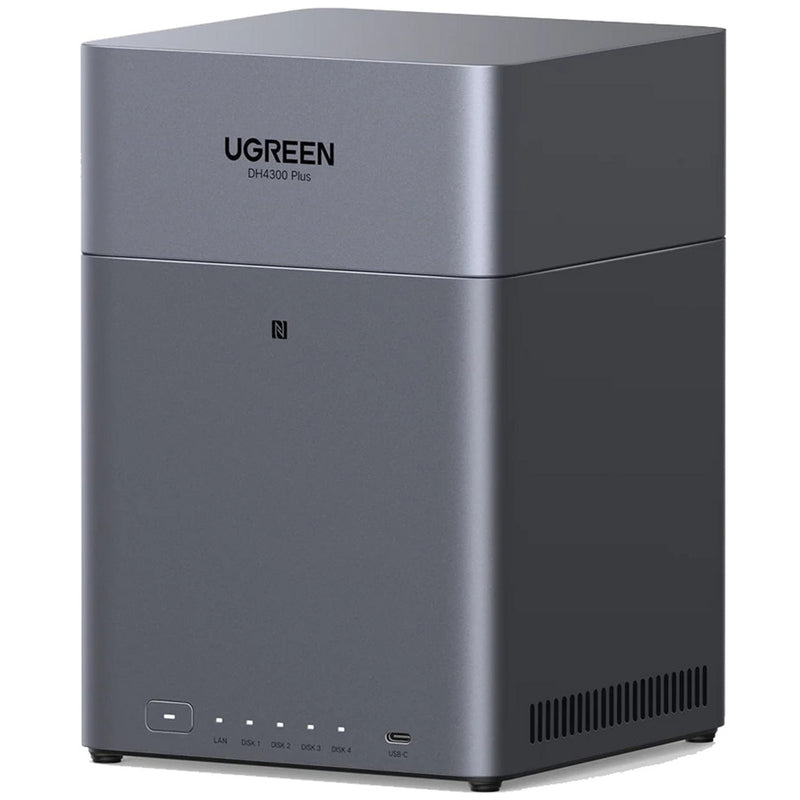 Load image into Gallery viewer, Ugreen nasync dh4300 plus (grijs, 1x 2,5gbe, hdmi, usb-c)

