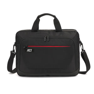 Act connectivity suburb schoudertas voor laptops tot 15,6 laptoptas (zwart)
