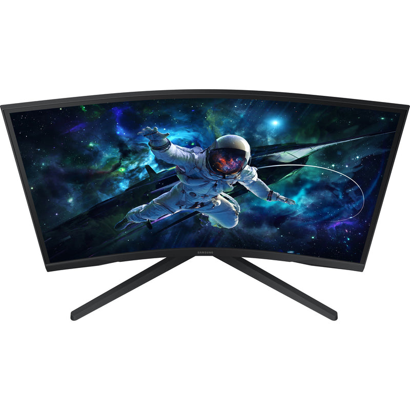 Load image into Gallery viewer, Samsung odyssey g5 g55c 27 curved gaming monitor (zwart, 1x displayport, 1x hdmi, 165 hz)
