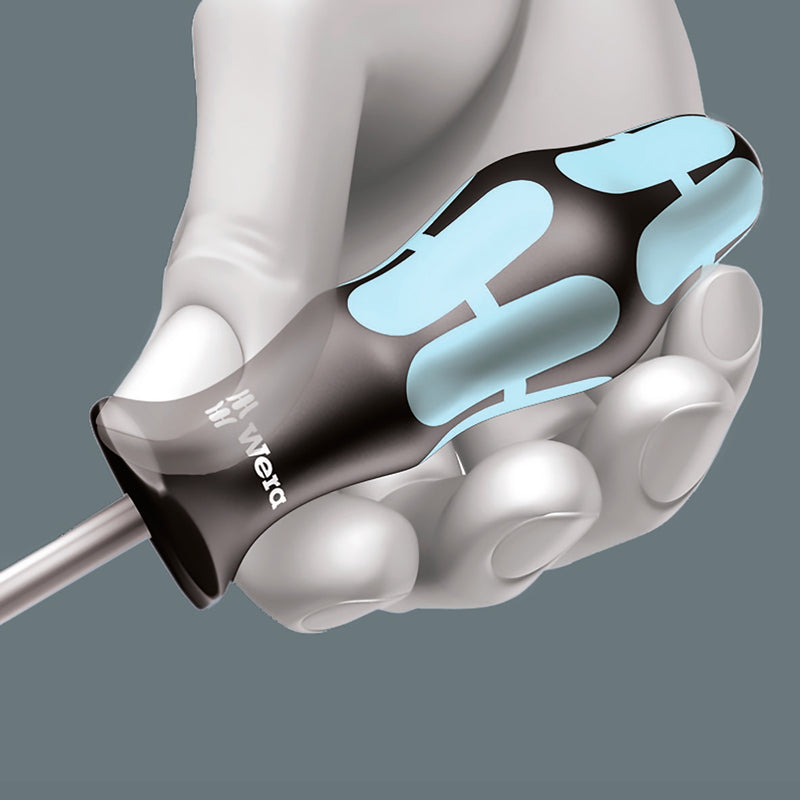 Load image into Gallery viewer, Wera 3334 6 schroevendraaier-set, rvs + houder, 6‑delig (zwart blauw)
