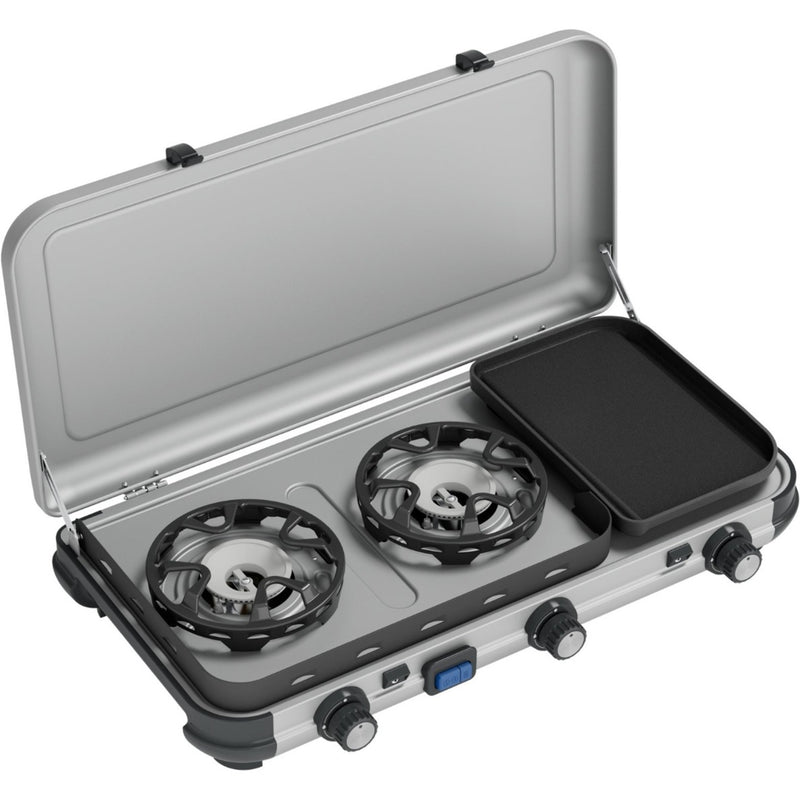 Load image into Gallery viewer, Campingaz camping kitchen 2 multi cook gaskooktoestel (grijs)

