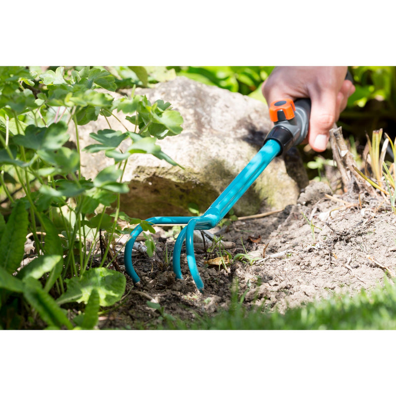 Load image into Gallery viewer, Gardena combisystem handkrabber (turquoise zwart, 8921-20)
