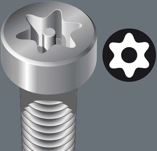 Wera Inbussleutelset TORX 967 9 TX BO Multicolour 1 SB