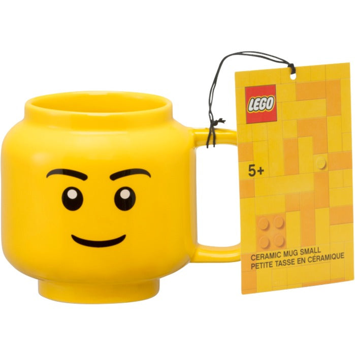 Load image into Gallery viewer, Room copenhagen lego keramische mok - jongen, klein (geel)

