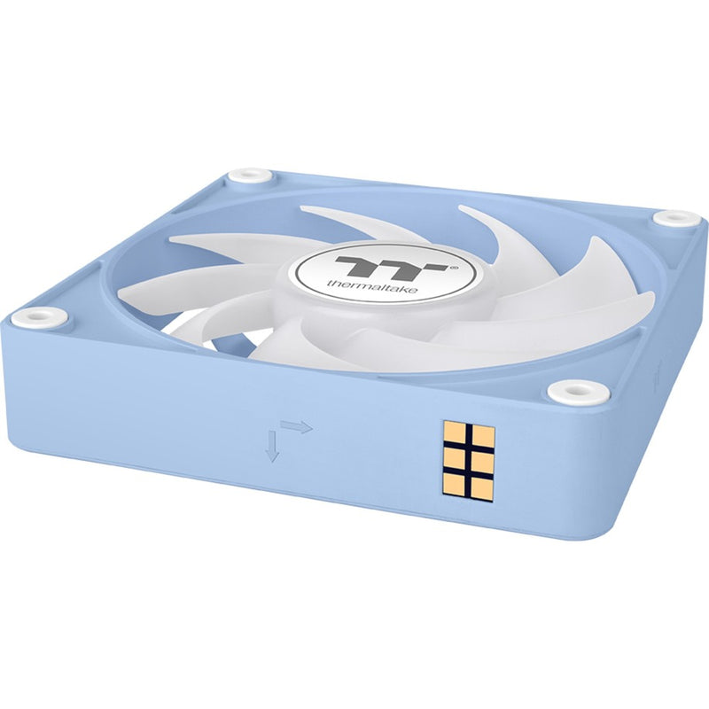 Load image into Gallery viewer, Thermaltake ct120 ex argb sync pc cooling fan hydrangea blue (3-fan pack) case fans (lichtblauw, 3 stuks, 120 x 120 x 25 mm, pwm)

