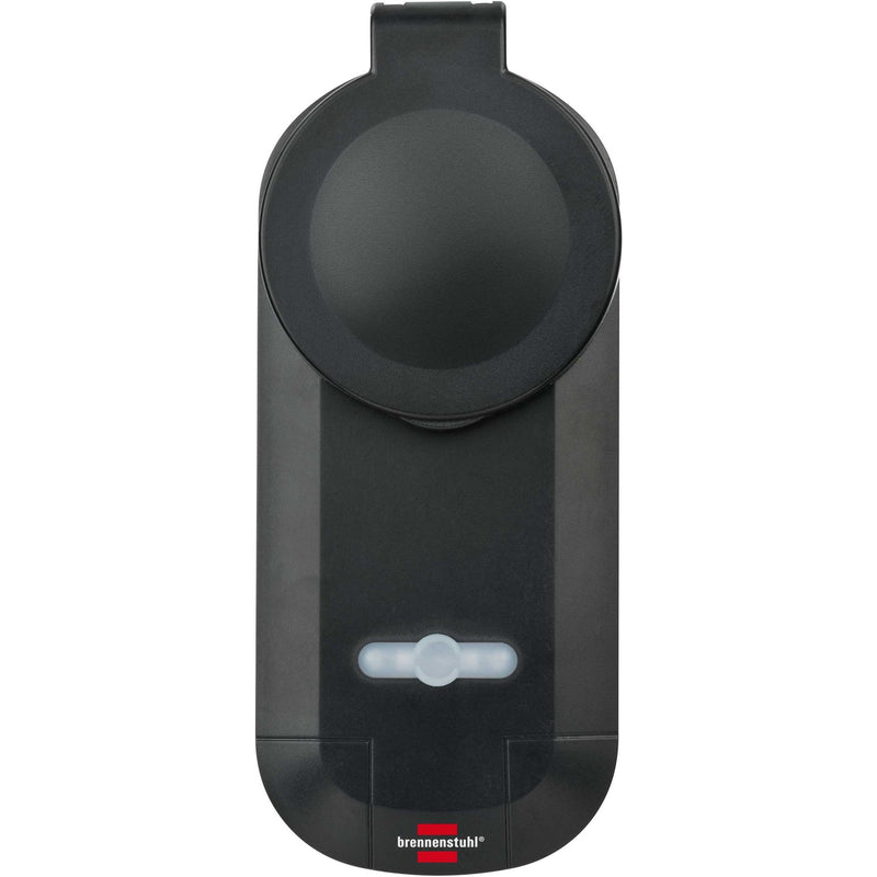 Load image into Gallery viewer, Brennenstuhl draadloze schakelaarset rc ce1 0201, 2 draadloze stopcontacten (buiten ip44, met handzender en hogere contactberscherming) zwart
