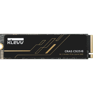 Klevv cras c925g 1 tb ssd (zwart, k01tbm2sp0-25g, pcie gen 4.0 x4, nvme 2.0)