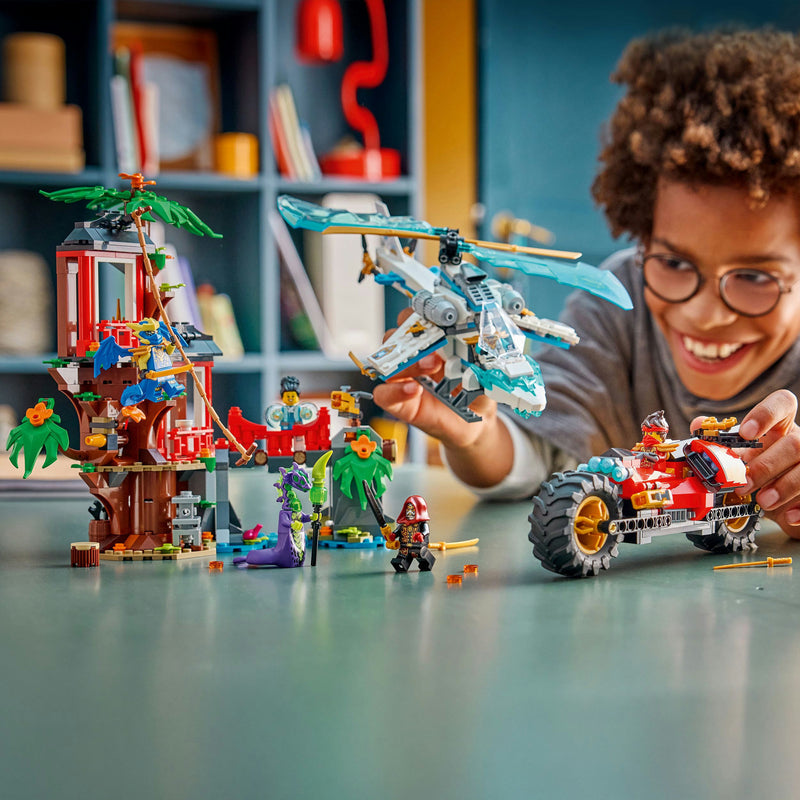 Load image into Gallery viewer, Lego ninjago - ninjavoertuigen bij de boomhut constructiespeelgoed (71857)
