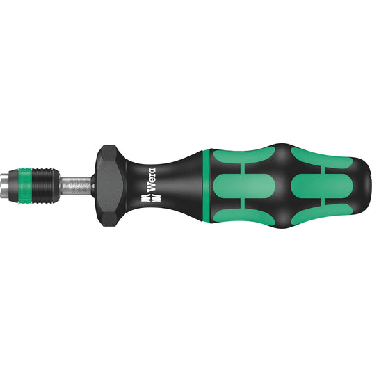 Wera serie 7400 kraftform instelbare momentschroevendraaier draaimomentsleutel (zwart groen, 1.2 tot 3.0 nm, met rapidaptor snelwisselhouder)