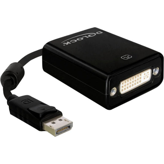 Delock displayport naar dvi-i adapter (zwart, 0,12 meter, passief)