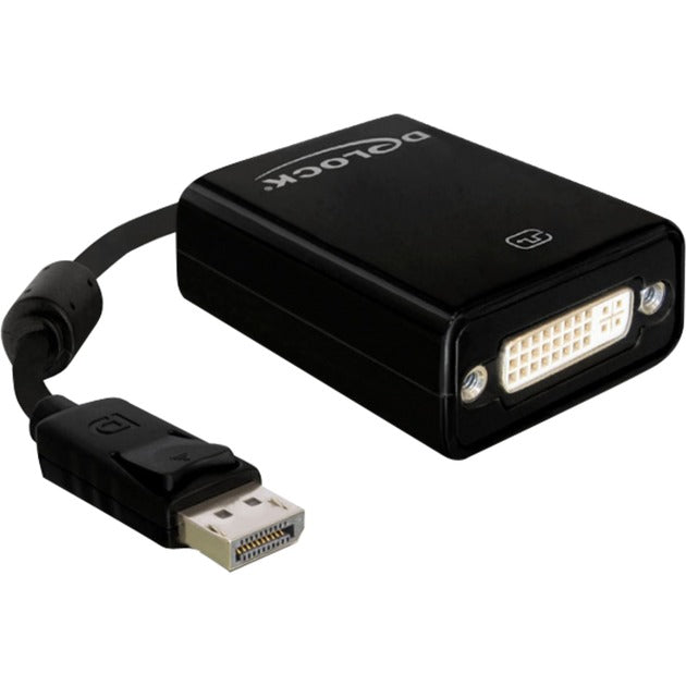 Load image into Gallery viewer, Delock displayport naar dvi-i adapter (zwart, 0,12 meter, passief)
