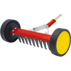 Wolf-garten multi-star ur-m 3 verticuteerroller verticuteerder (rood geel)