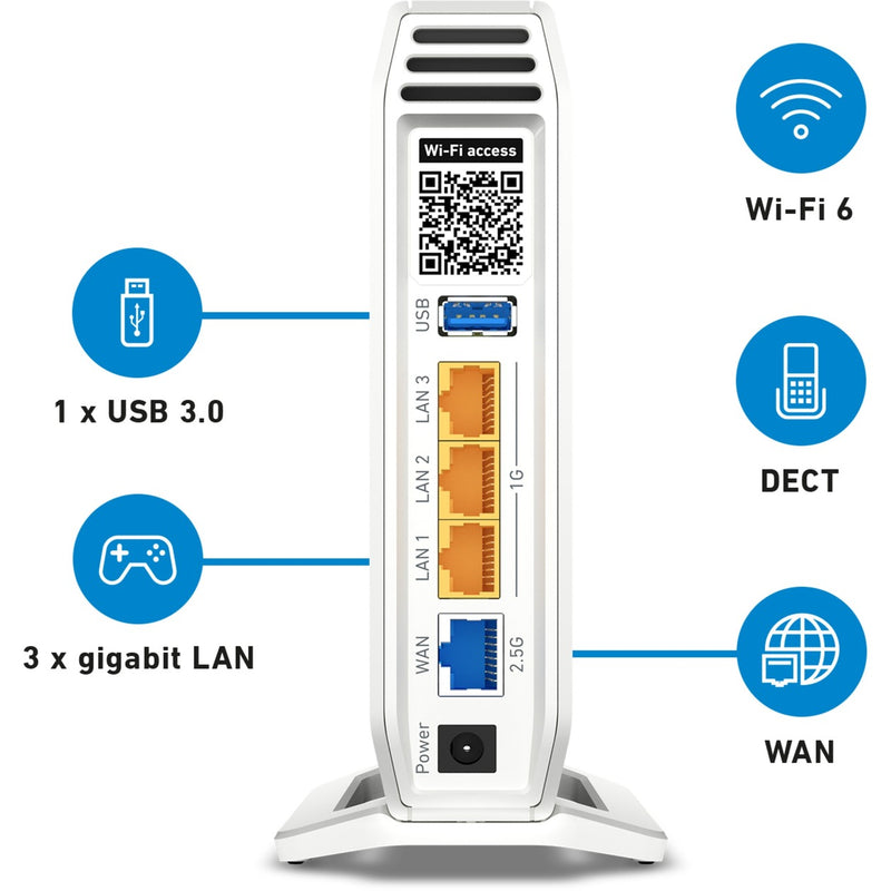 Load image into Gallery viewer, Fritz! box 4060 international router (wit)

