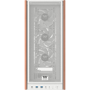 Thermaltake s370 ws snow midi tower behuizing (wit | 2x usb-a | 1x usb-c | tempered glass)