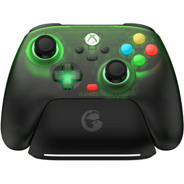 Gamesir g7 pro wireless controller - retro green (donkergroen transparant, xbox series x|s, xbox one, android, pc, 2.4ghz bluetooth usb)