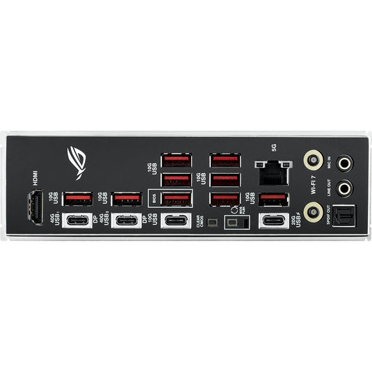 Asus rog strix x870e-e gaming wifi socket am5 moederbord (5 gb-lan, wi-fi 7, bt, sound, atx)
