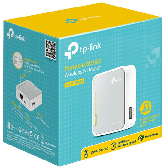 Tp-link tl-mr3020 router (grijs wit, retail)