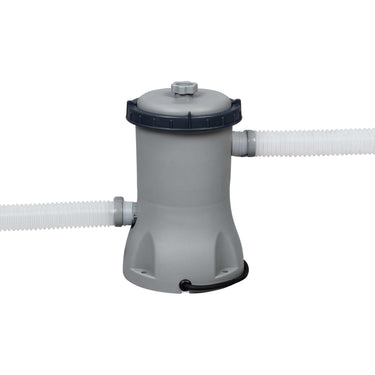 Bestway zwembad steel pro max set rond 366x100 (lichtgrijs, incl. filterpomp (220-240v) + ladder)