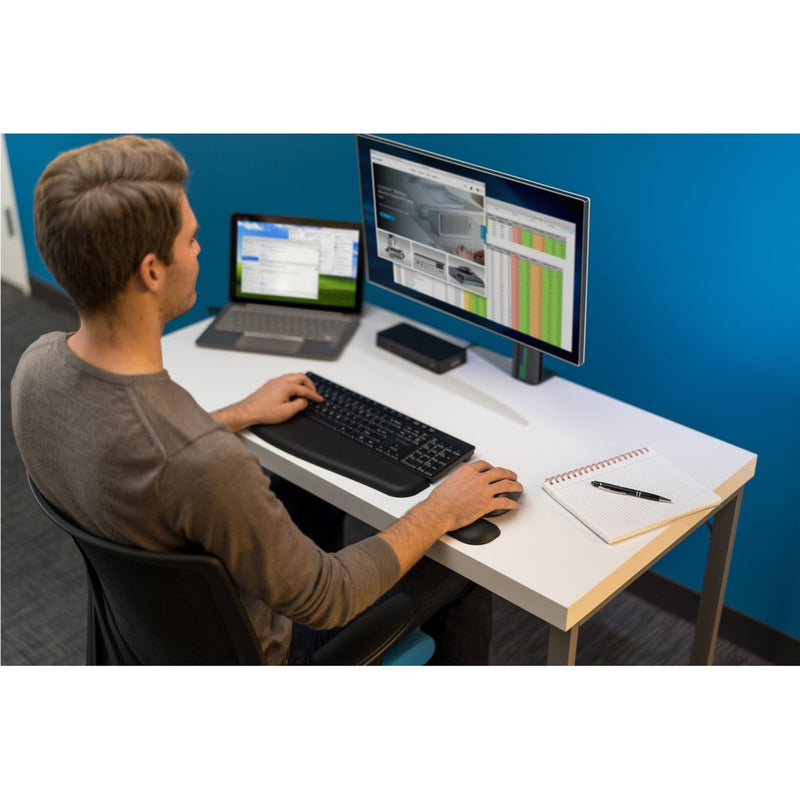 Load image into Gallery viewer, Kensington ergosoft polssteun voor standaard toetsenborden (zwart)

