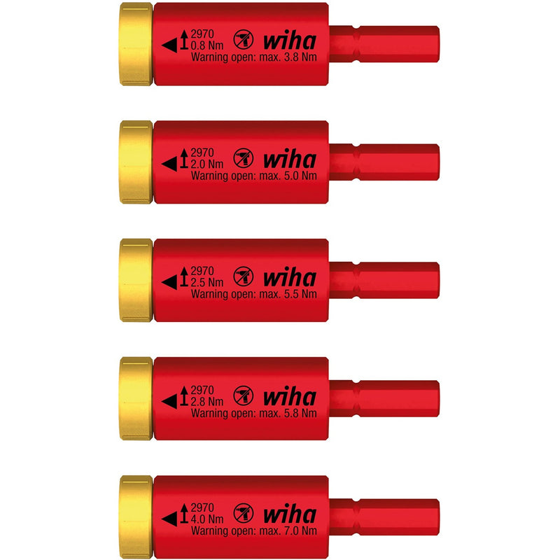 Load image into Gallery viewer, Wiha momentset easytorque adapter electric 41479 (rood geel)
