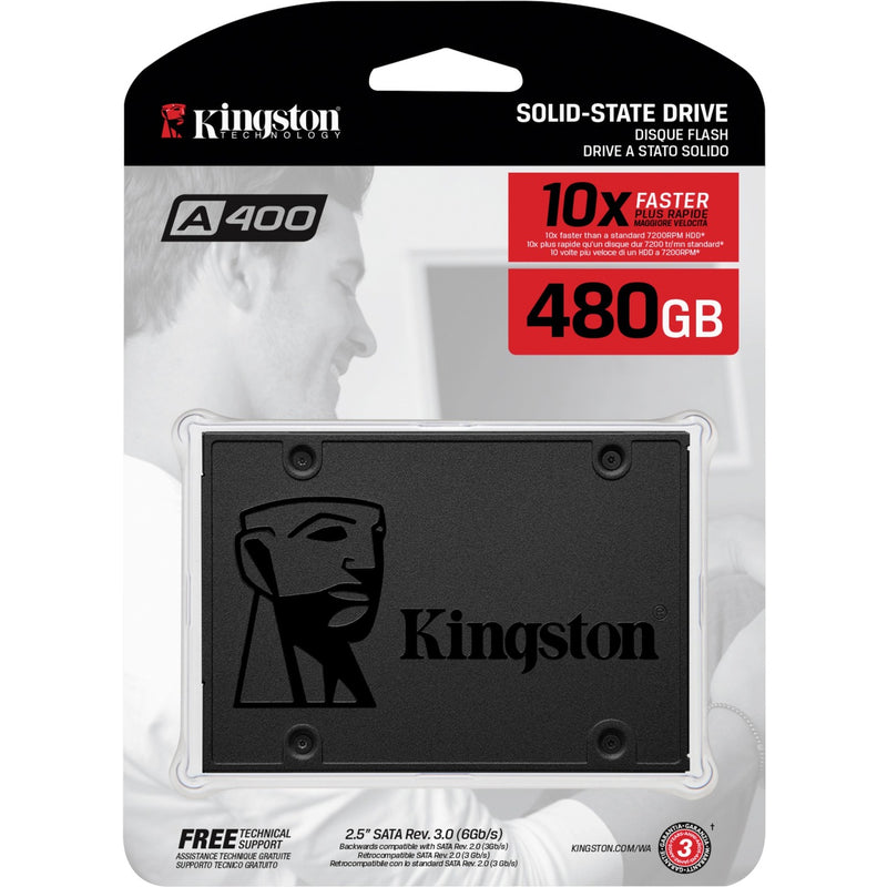 Load image into Gallery viewer, Kingston a400 480 gb ssd (sa400s37 480g, sata 600)
