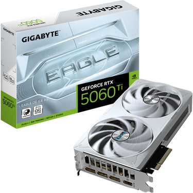 Gigabyte geforce rtx 5060 ti eagle oc ice 8g grafische kaart (3x displayport, 1x hdmi)